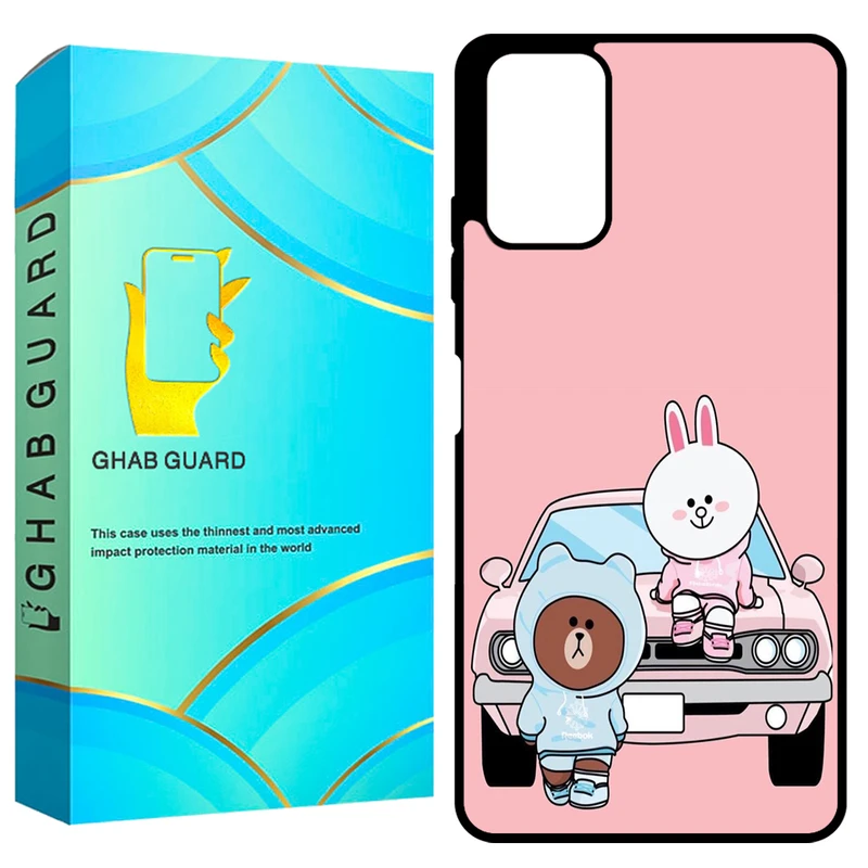  کاور قاب گارد طرح خرگوش مدل GCHPN10 مناسب برای گوشی موبایل شیائومی Redmi Note 10 4G / Note 10s / Poco M5s