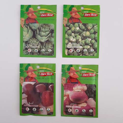 بذر سبزی و صیفی کشت زارع  کد BAT4 مجموعه ۴عددی