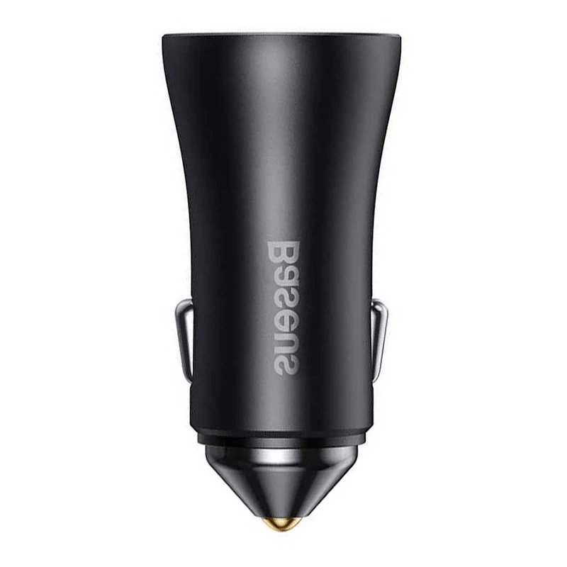 شارژر فندکی 40 وات 2 پورت بیسوس مدل  CGJP000013