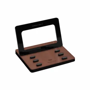 MAHOOT Mobile Phone and Tablet Stand Model 3 Matte_Natural_Leather