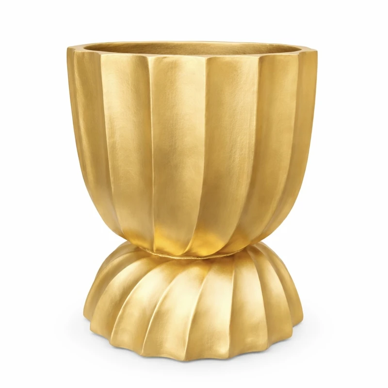 گلدان مدل شکلاتی سایز 42 سانتی متر