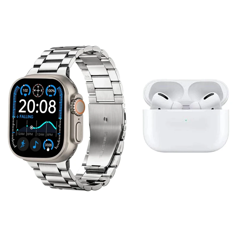 ساعت هوشمند ویسمی مدل Ultra 2 به همراه هدفون بلوتوثی