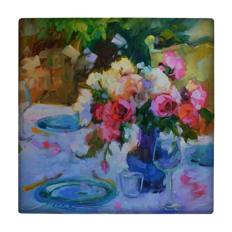 زیر لیوانی طرح گلدان گل کد    3239148_409