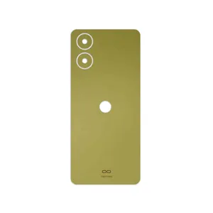 MAHOOT Matte-Gold Cover Sticker for Motorola Moto G04s