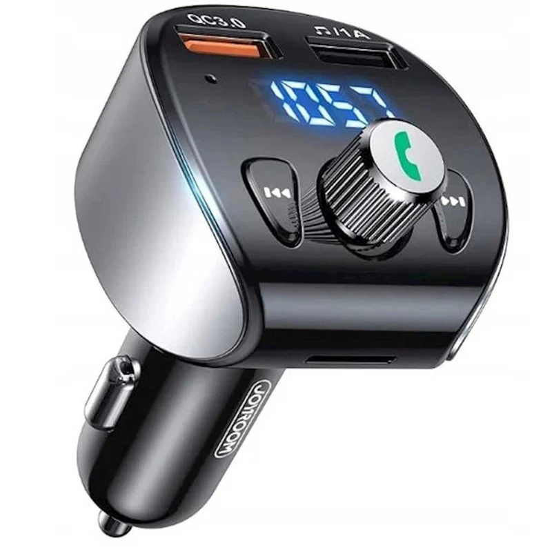 عکس شماره 2 : شارژر فندکی و پخش کننده اف ام خودرو جوی روم مدل jr-cl02 18w qc3.0