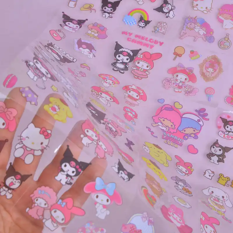 برچسب مدل برش خورده طرح ملودی و کرومی بسته 24 عددی