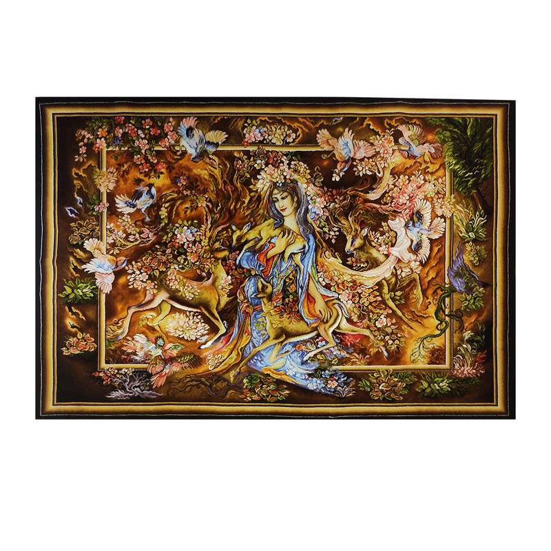 تابلو فرش دستبافت مدل گرمای عشق 157