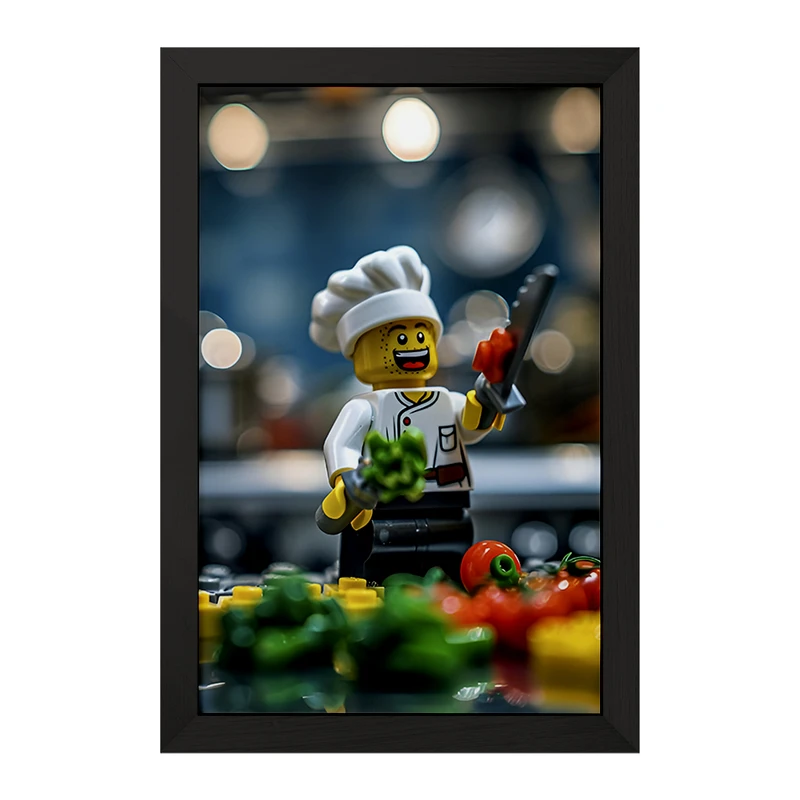 تابلو خندالو مدل لگو آشپز (Lego) کد F6548