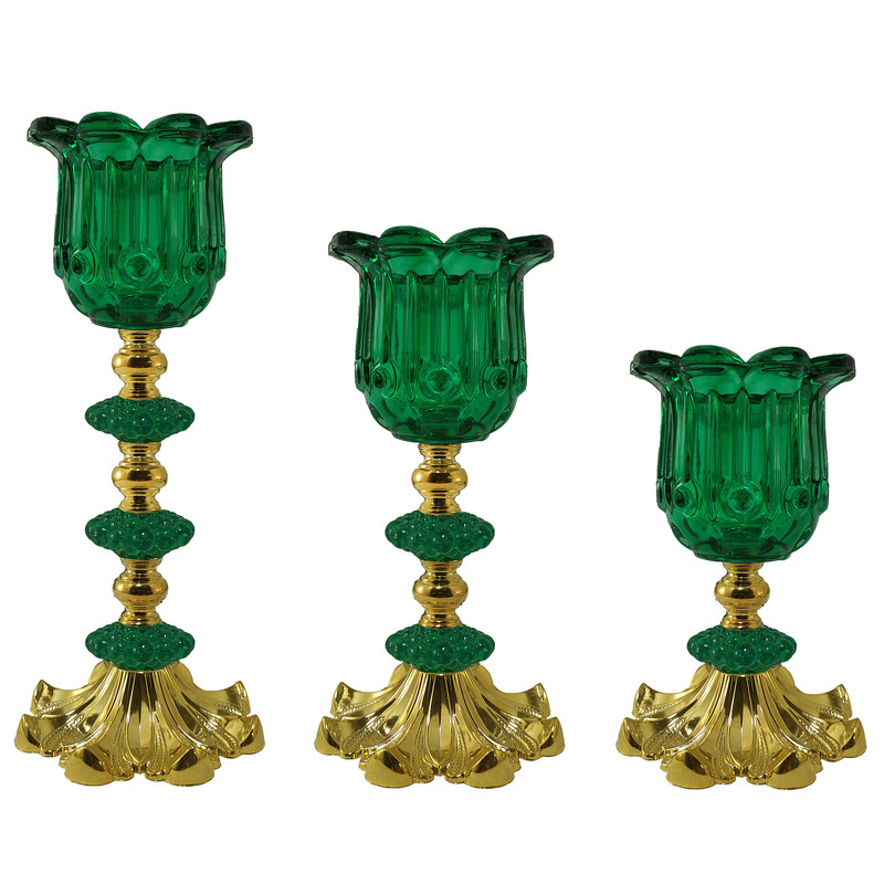 شمعدان مدل رومیزی ریحان کد 001 بسته 3 عددی شمعدان مدل رومیزی ریحان کد 001 بسته 3 عددی