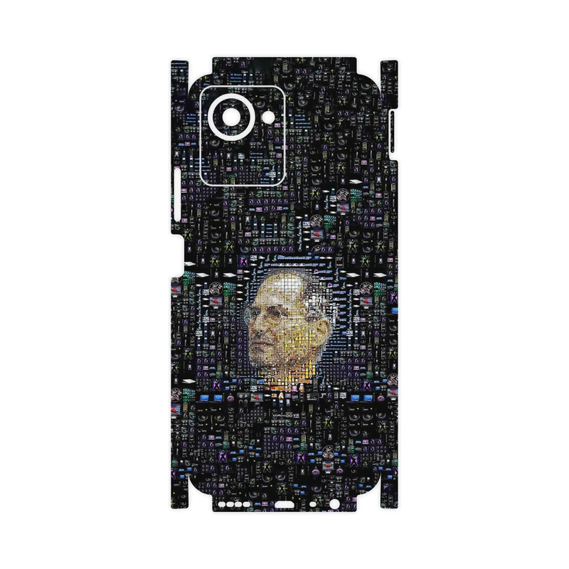 برچسب پوششی ماهوت مدل Collage of Steve Jobs 2-FullSkin مناسب برای گوشی موبایل ریلمی C30s