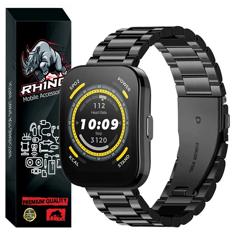 بند راینو مدل 3Bead مناسب برای ساعت هوشمند امیزفیت Bip 5