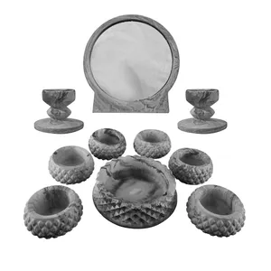 مجموعه ظروف هفت سین 10 پارچه مدل گندم