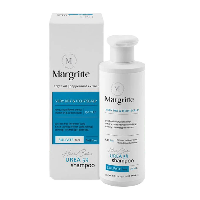شامپوی مو مارگریت مدل اوره 5% حجم 250 میلی لیتر