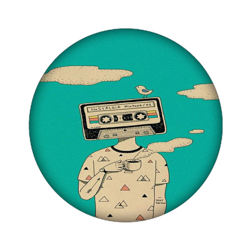 استیکر تزئینی موبایل مدل نوار کاست کد 3132