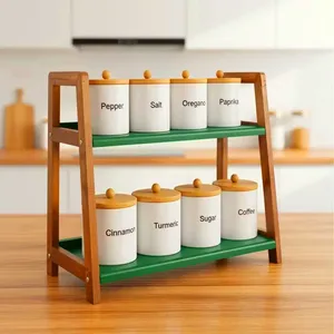 استند جا ادویه ای طرح دو طبقه مدل Delvin