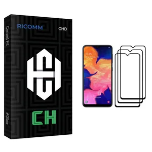 Ricomm CH glass Screen Protector For Samsung Galaxy A10 Pack Of 3