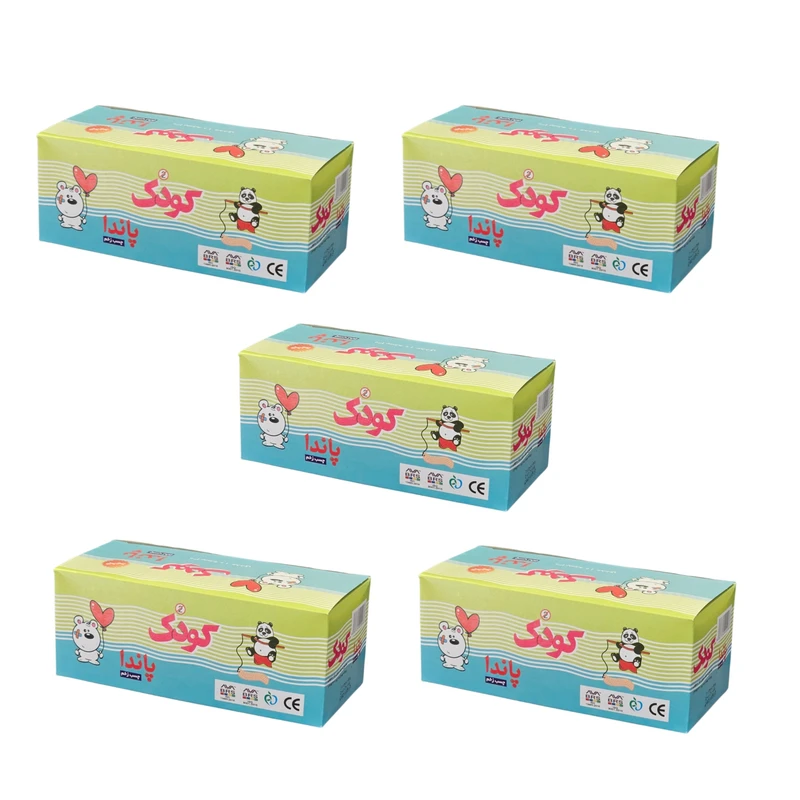 چسب زخم کودک پاندا مدل baby پنج بسته 300 عددی