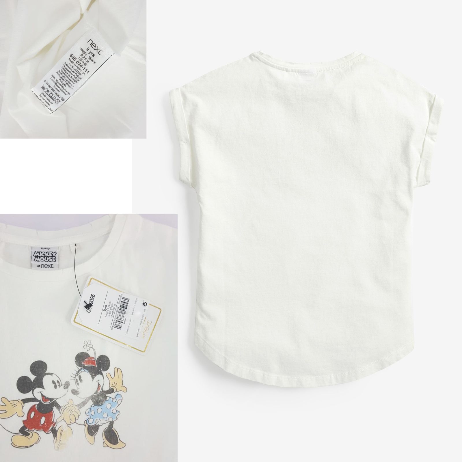 تی شرت آستین کوتاه دخترانه نکست مدل Mickey Mouse -  - 3