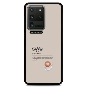 AKAM AMC-WSGS20U-COFFEE-16 Cover For Samsung Galaxy S20 Ultra