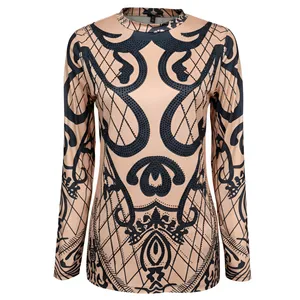 بلوز آستین بلند یقه گرد زنانه مدل 112547