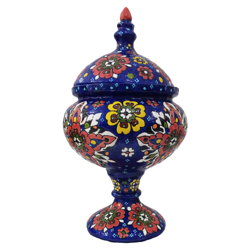 شکلات خوری سفالی طرح گرد کد 354