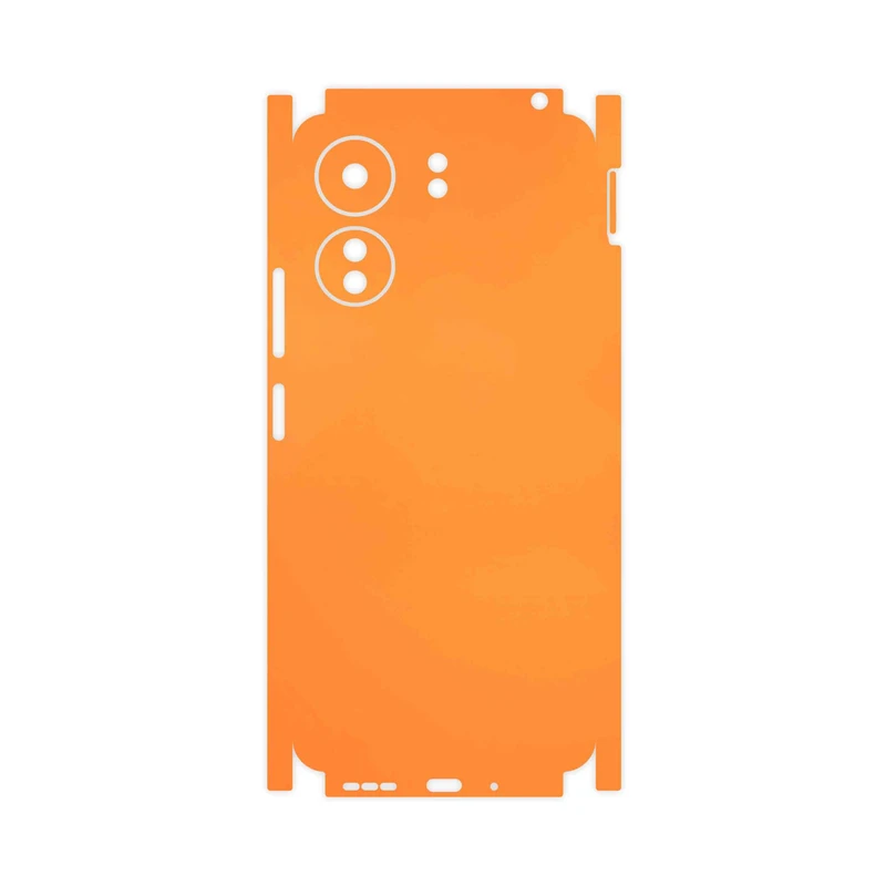 برچسب پوششی ماهوت مدل Matte-Orange-FullSkin مناسب برای گوشی موبایل شیائومی Poco C65