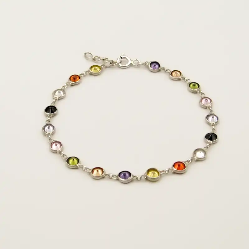 دستبند نقره زنانه مانچو کد bs021