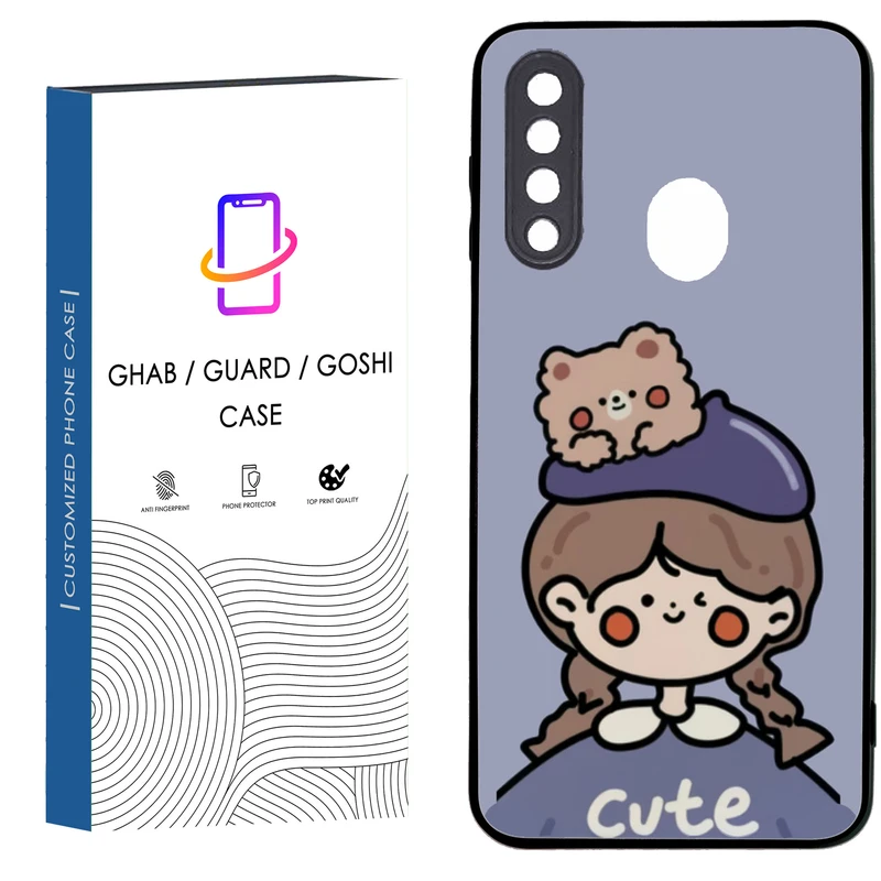 کاور قاب گارد گوشی طرح دخترانه کد 51 - TPU مناسب برای گوشی موبایل سامسونگ Galaxy A20S