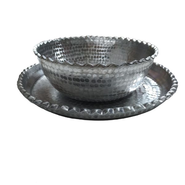 ست کاسه و سینی طرح لب کنگره ای مدل  sahar 6 ست کاسه و سینی طرح لب کنگره ای مدل  sahar 6