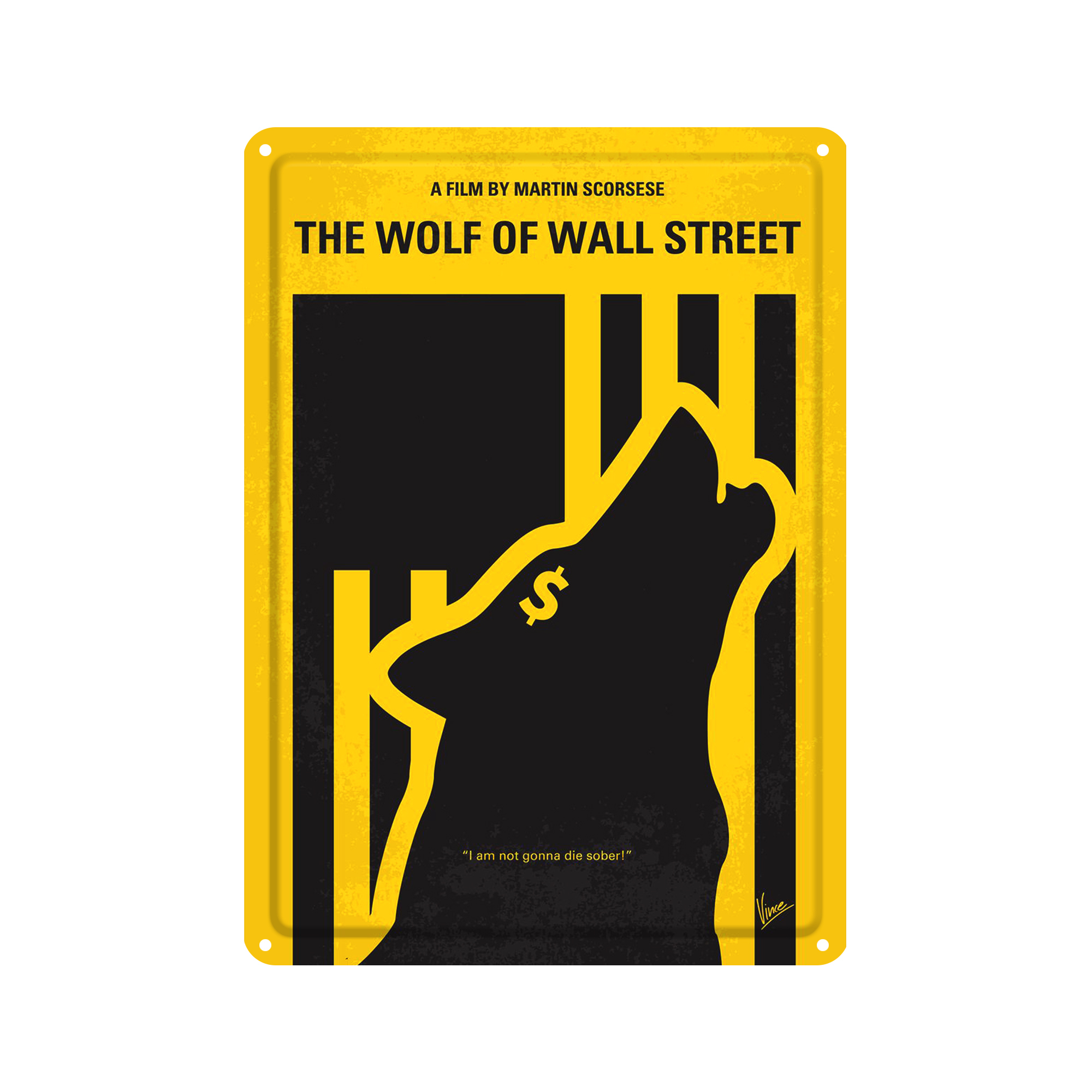دیوارکوب مدل گرگ وال استریت کد s 1067 wolf of wall street