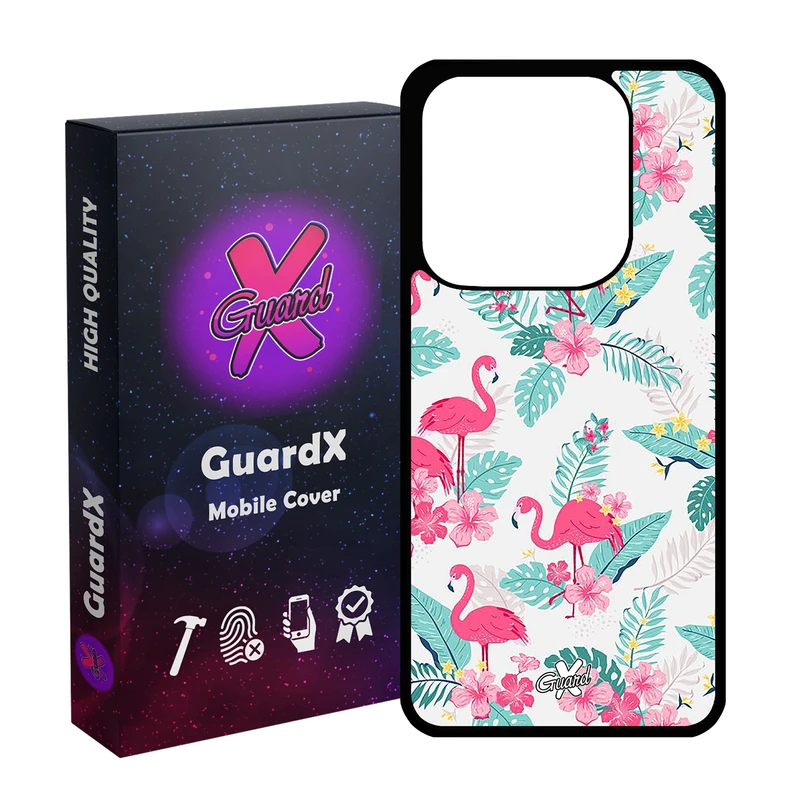 کاور گارد ایکس طرح فلامینگو مدل 10274 مناسب برای گوشی موبایل شیائومی Redmi Note 14 4G