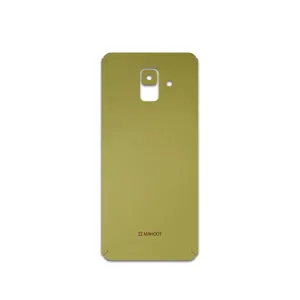 MAHOOT Matte-Gold Cover Sticker for SAmsung Galaxy A6 2018
