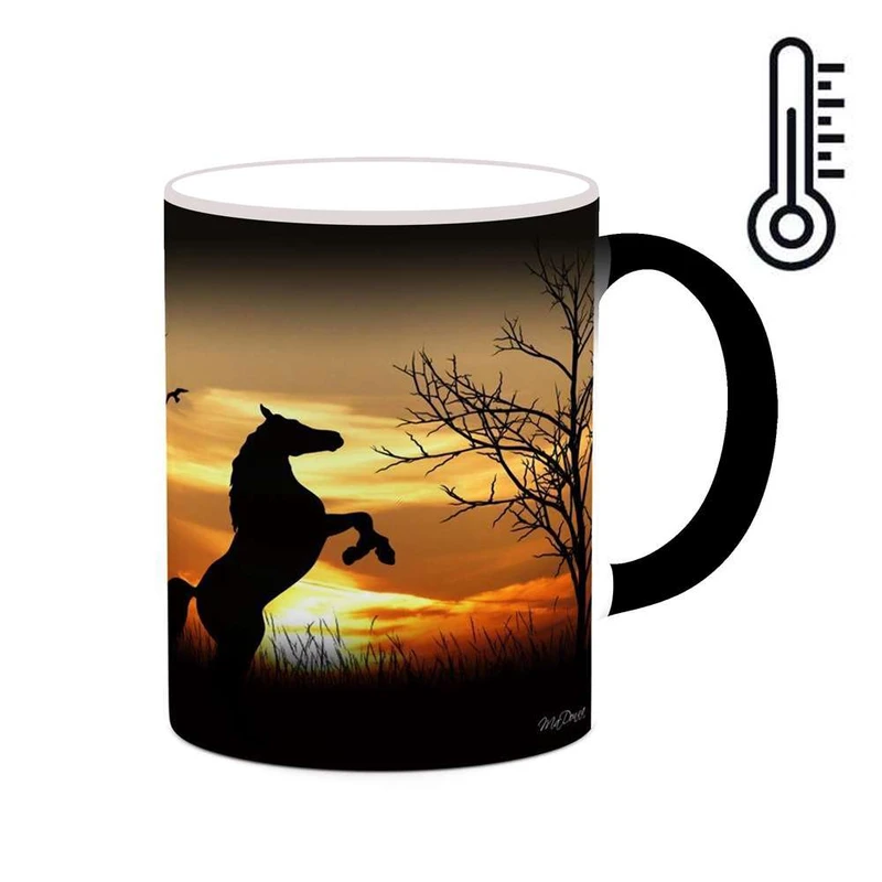 ماگ حرارتی کاکتی مدل اسب کد mgh24316