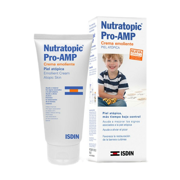 کرم مرطوب کننده ایزدین مدل Nutratopic Pro-AMP حجم 200 میلی لیتر
