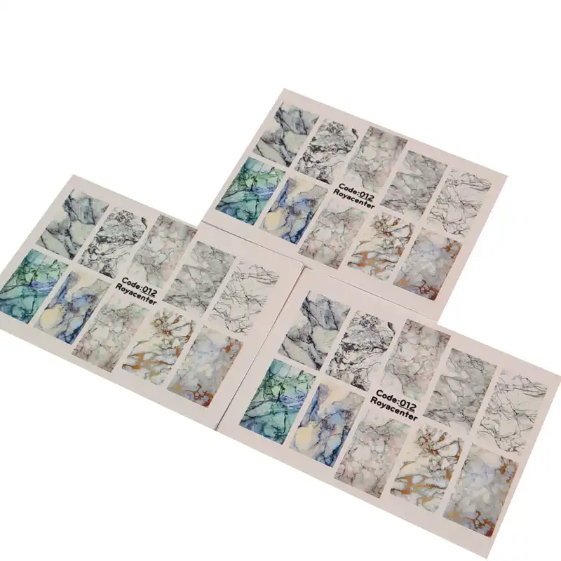 برچسب لنز ناخن رویاسنتر مدل E012 مجموعه 3 عددی