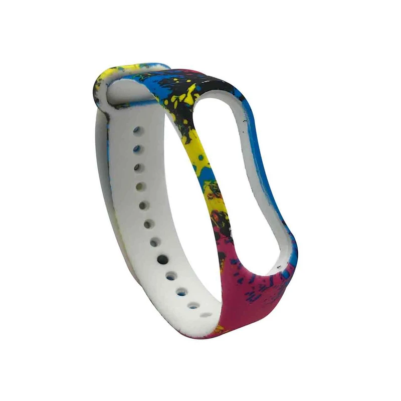 بند مدل water_colour02 مناسب برای مچ بند هوشمند شیائومی Mi Band 3 /Mi Band 4