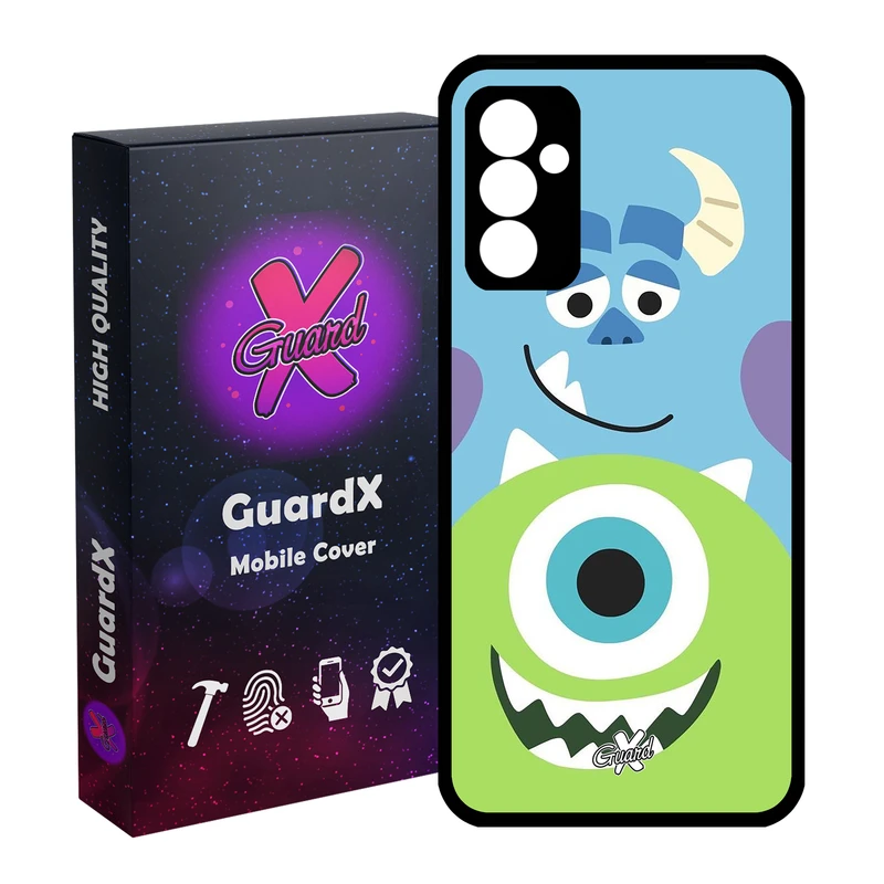 کاور گارد ایکس طرح هیولاها مدل Glass10389 مناسب برای گوشی موبایل سامسونگ Galaxy A54 / A54 5G