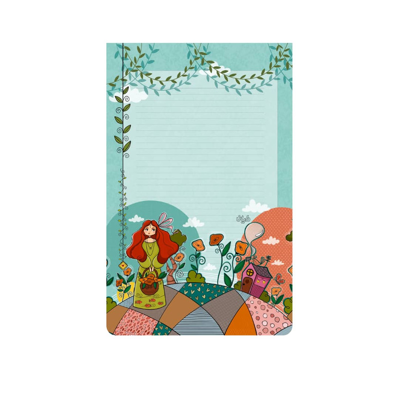 تخته شاسی دایان مدل چک لیست سایز b5 به همراه کاغذ یادداشت