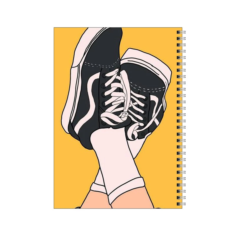 دفتر مشق 100 برگ بامبیلیپ طرح کفش و استایل کد 0432454