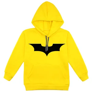  هودی پسرانه مدل خفاش کد F110 رنگ زرد