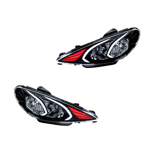 چراغ جلو خودرو گروه پژوهش صنعت مدرن مدل AMG-W مناسب برای 206 بسته دو عددی