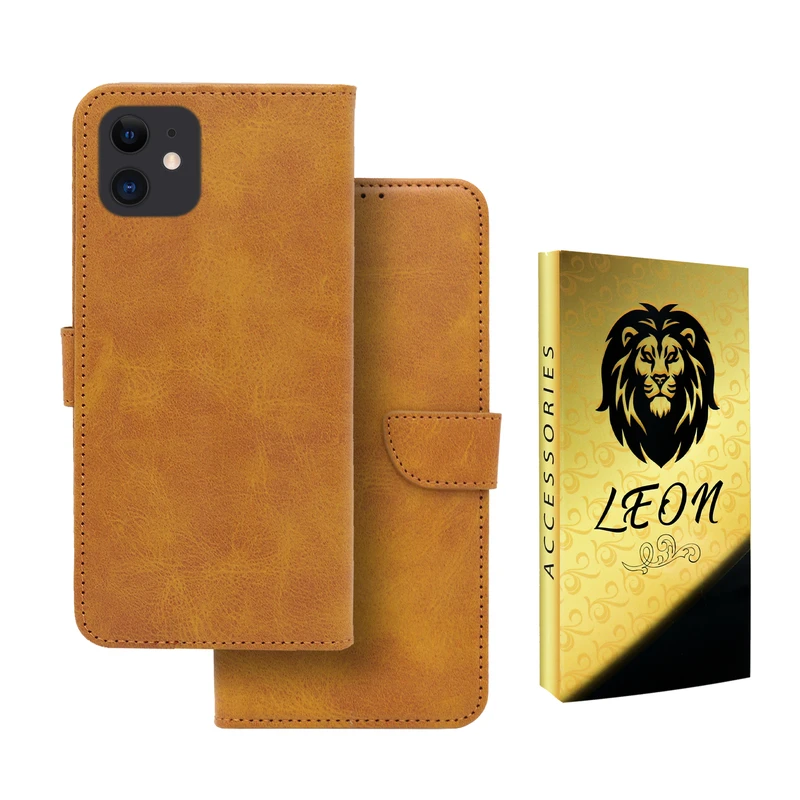 کیف کلاسوری لئون مدل Bors Oro مناسب برای گوشی موبایل اپل iPhone 11