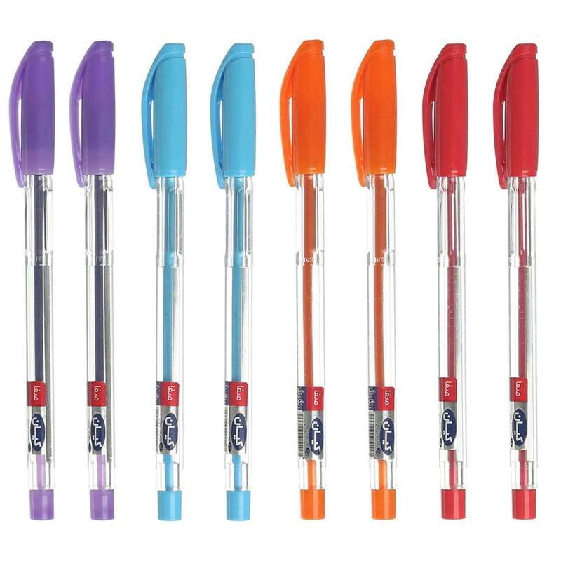 خودکار کیان مدل رنگی کد 2 بسته 8 عددی