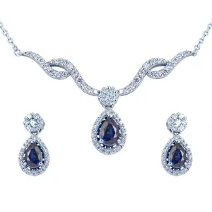 نیم ست طلا 18 عیار زنانه مدل DNCC8-28d