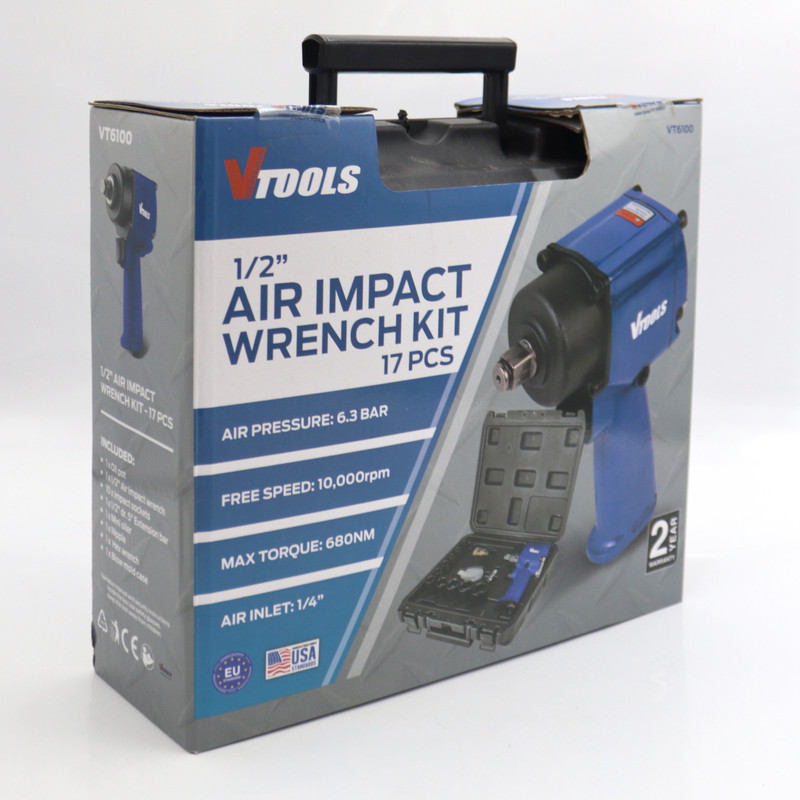 آچار بکس بادی وی تولز مدل YP-VT6100مجموعه 17 عددی آچار بکس بادی وی تولز مدل YP-VT6100مجموعه 17 عددی