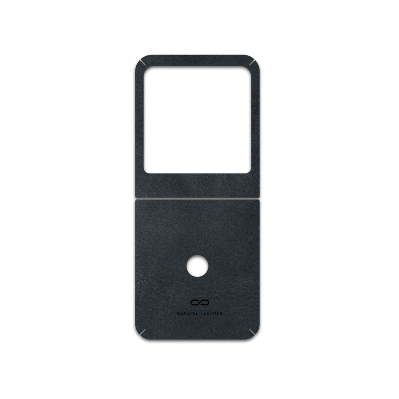 برچسب پوششی ماهوت مدل Graphite-Buffalo-Leather مناسب برای گوشی موبایل موتورولا Razr 40 Ultra