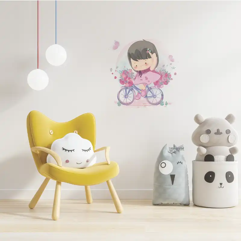 استیکر دیواری کودک مدل بهار