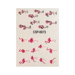 لنز ناخن مدل فلامینگو کد 73