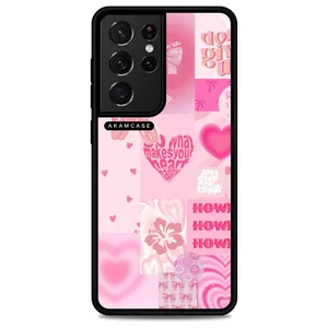 AKAM AMC-WSGS21U-PINK-26 Cover For Samsung Galaxy S21 Ultra