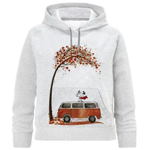 هودی دخترانه مدل اتوبوس پاییزی کد F858